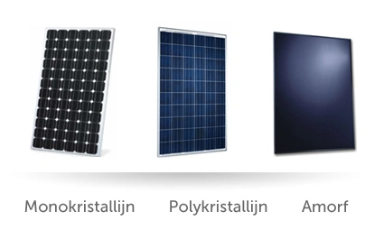 3 soorten zonnepanelen
