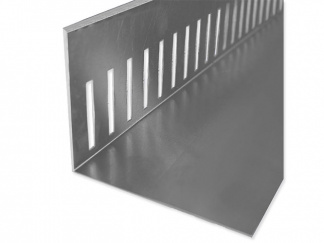 Waterdoorlatend aluminium randafsluiting (L-profiel) voor sedumdaken